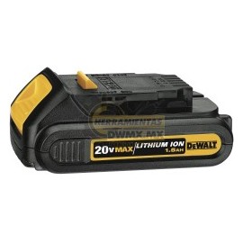 Batería de 20V Ión de Litio 1.5 Amperes DeWalt DCB201