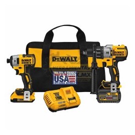 Combo de Taladro Percutor y Llave de Impacto Flexvolt DeWalt DCK299D1T1