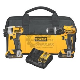 Kit Atornillador/Taladro Y Atornillador/Llave De Impacto 20V DeWalt DCK285C2