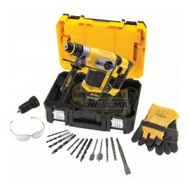 Rotomartillo Combinado SDS PLUS 1-1/4'' + Accesorios DEWALT D25417KT
