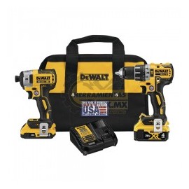 Combo Rotomartillo + Llave de Impacto 20V MAX XR DEWALT DCK287D1M1