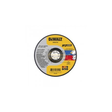 Disco Corte de Metal 7'' HP2 DEWALT DW84702